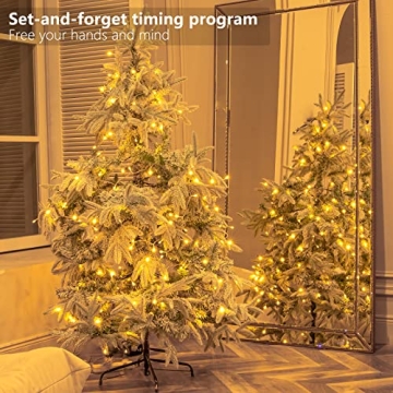 Koopower 36ft 100 LED Battery String Lights with Timer