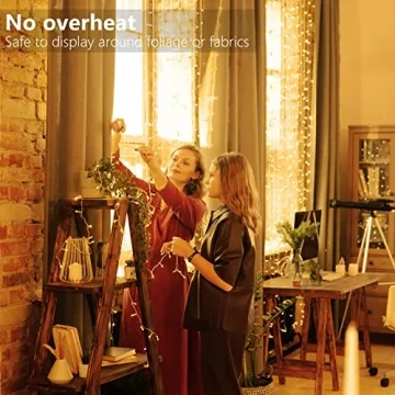 Koopower 36ft 100 LED Battery String Lights with Timer