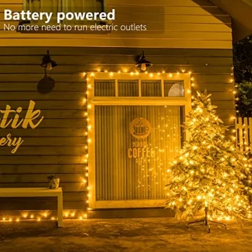 Koopower 36ft 100 LED Battery String Lights with Timer