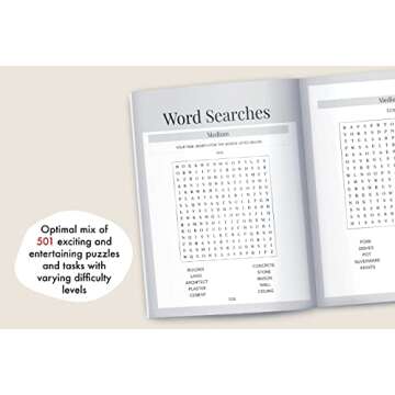 Memory Games for Seniors: A Large Print XXL Puzzle Activity Book with 501 Exciting and Funny Brain Exercises to Increase Cognitive Abilities [The Smart Senior Adult's Gift]