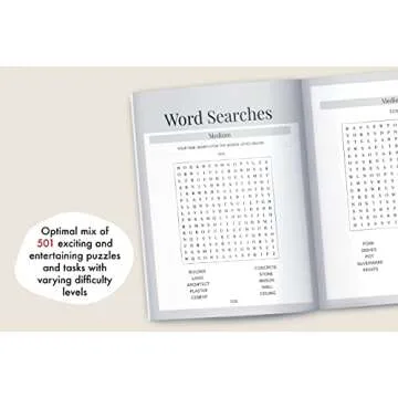 Memory Games for Seniors: A Large Print XXL Puzzle Activity Book with 501 Exciting and Funny Brain Exercises to Increase Cognitive Abilities [The Smart Senior Adult's Gift]