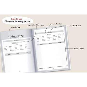 Memory Games for Seniors: A Large Print XXL Puzzle Activity Book with 501 Exciting and Funny Brain Exercises to Increase Cognitive Abilities [The Smart Senior Adult's Gift]