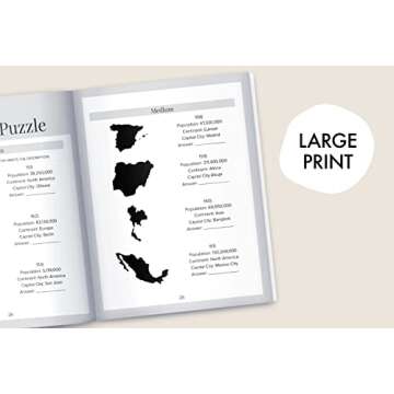 Memory Games for Seniors: A Large Print XXL Puzzle Activity Book with 501 Exciting and Funny Brain Exercises to Increase Cognitive Abilities [The Smart Senior Adult's Gift]