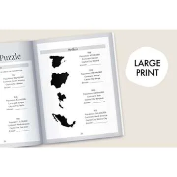 Memory Games for Seniors: A Large Print XXL Puzzle Activity Book with 501 Exciting and Funny Brain Exercises to Increase Cognitive Abilities [The Smart Senior Adult's Gift]