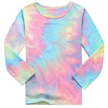 Kids Tie Dye 2-Piece Pajama Set for Ages 18-24 Months