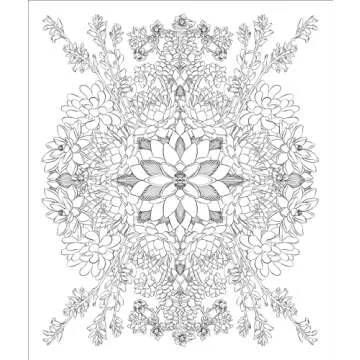 Sensational Succulents Adult Coloring Book for Relaxation