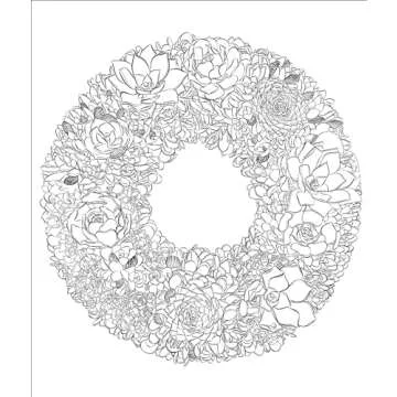 Sensational Succulents Adult Coloring Book for Relaxation