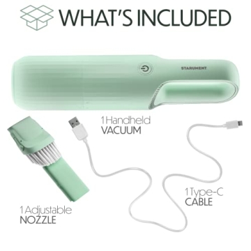 STARUMENT Portable Vacuum Cleaner for Home and Car