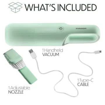 STARUMENT Portable Vacuum Cleaner for Home and Car