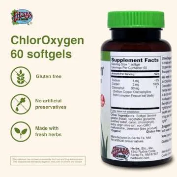 Herbs Etc. ChlorOxygen Chlorophyll Concentrate - Aids Healthy Blood Circulation - High-Altitude Envi...