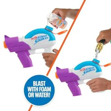 NERF Super Soaker Foam Fury Blaster for Fun Outdoor Play