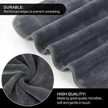 SINLAND Microfiber Facial Cloths Soft Eco-Friendly 6 Pack