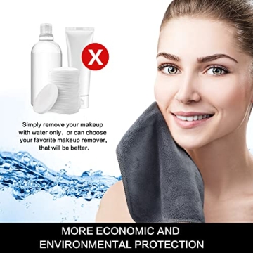 SINLAND Microfiber Facial Cloths Soft Eco-Friendly 6 Pack