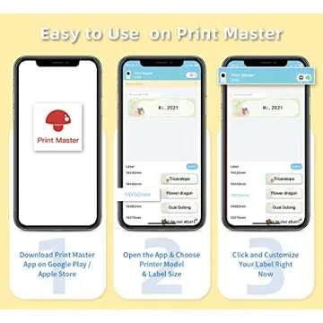 Phomemo D30 Transparent Labels for Home Office Crafts