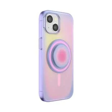 PopSockets iPhone 15 Case with Round Grip for MagSafe