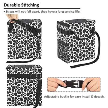 Vankor Cute Car Trash Can Waterproof Bin for Vehicles