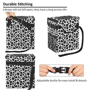 Vankor Cute Car Trash Can Waterproof Bin for Vehicles