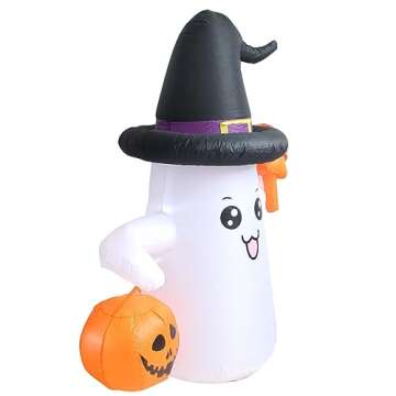 Halloween Blow Up Inflatable Ghost for Yard Decorations