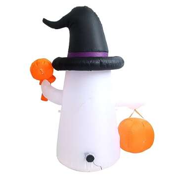Halloween Blow Up Inflatable Ghost for Yard Decorations