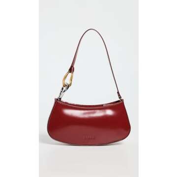 STAUD Women's Ollie Bag, Pinot, Red, One Size