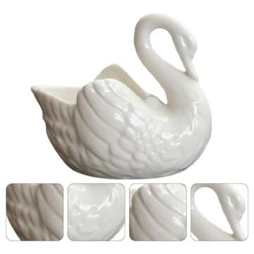 Stylish Zerodeko Swan Flower Pot for Home Decor