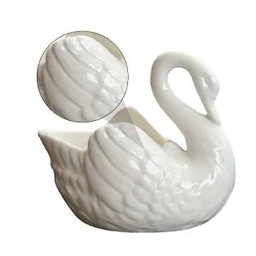 Stylish Zerodeko Swan Flower Pot for Home Decor