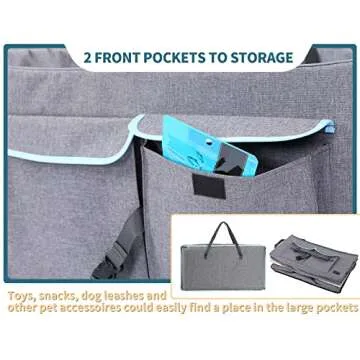 Comfortable and Secure Dog Car Seat for Safe Travel