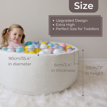 Wonder Space Deluxe Kids Ball Pit for Fun Playtime