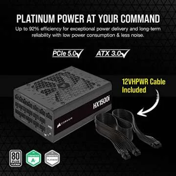 Corsair HX1500i Ultra-Low Noise ATX Power Supply Power