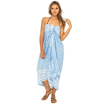 Chic Back From Bali Women’s Beach Dress Sarong Bikini Cover Up with Ties