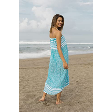 Chic Back From Bali Beach Dress Cover Up with Ties
