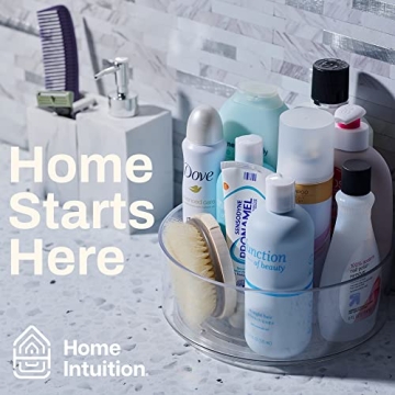 Home Intuition Clear Lazy Susan for Stylish Storage Solutions