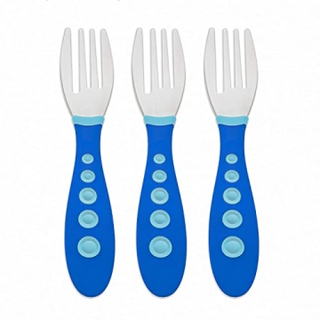 NUK Kiddy Cutlery Forks - Perfect for Toddlers Mealtime