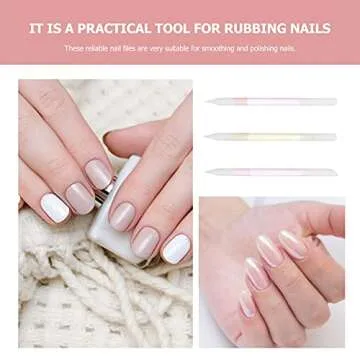 Premium Glass Nail File Set for Perfect Nail Care