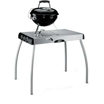 Weber Portable Charcoal Table for Easy Grilling