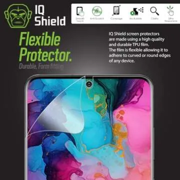 IQShield Screen Protector Compatible with Samsung Galaxy S20 Plus (S20+ 6.7 inch)(3-Pack)(Case Friendly) Anti-Bubble Clear TPU Film