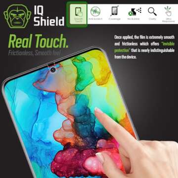 IQShield Screen Protector Compatible with Samsung Galaxy S20 Plus (S20+ 6.7 inch)(3-Pack)(Case Friendly) Anti-Bubble Clear TPU Film