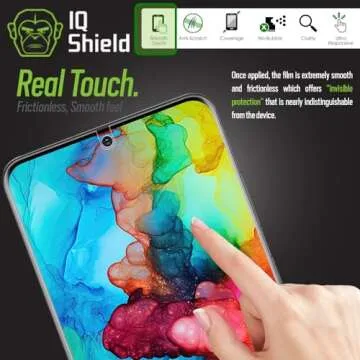IQShield Screen Protector Compatible with Samsung Galaxy S20 Plus (S20+ 6.7 inch)(3-Pack)(Case Friendly) Anti-Bubble Clear TPU Film