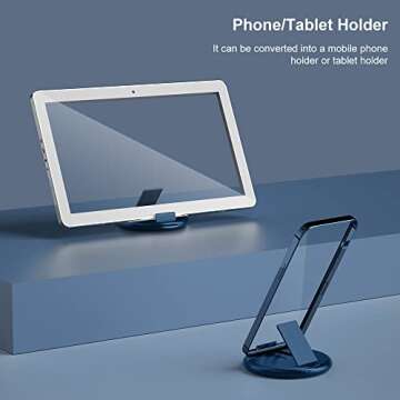 YANZIE USB Adapter, Micro USB Charging Cable with USB C Lighting Adapter, Lighting to USB C Adapter, Multi Charging Cable Storage Box Contains SIM Card Holder