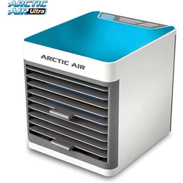 Arctic Air Ultra Evaporative Air Cooler By Ontel - Powerful 3-Speed, Lightweight, Portable Personal ...