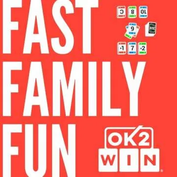 Ok2Win 3UP 3DOWN Card Game - Fast-Paced Easy-to-Learn Family Fun for Ages 7+