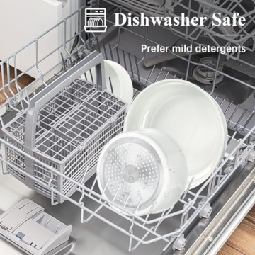 Bazova Healthy Ceramic Cookware Set for Nonstick Cooking