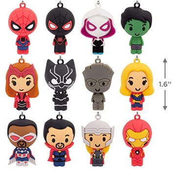 Marvel Countdown Calendar Miniature Tree Set with Ornaments