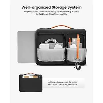 tomtoc 360 Protective Laptop Case for 16-inch MacBook Pro M4/M3/M2/M1 2024-2019, Water-Resistant Laptop Sleeve Bag for Dell XPS 16 Plus, The New Razer Blade 16