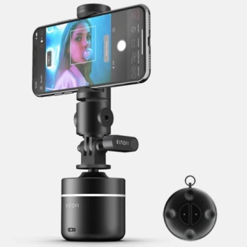 Auto Face Tracking Tripod for iPhone with 360 Rotation, Stabilizer Stand, OSBOT AI Motion Tracker an...