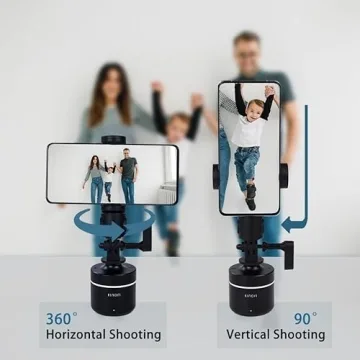 Auto Face Tracking Tripod with 360 Rotation for Smartphones