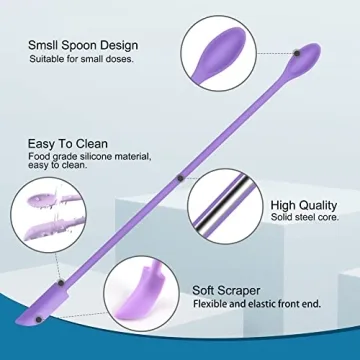 Mini Silicone Spatula Set for Kitchen and Makeup