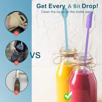 Mini Silicone Spatula Set for Kitchen and Makeup