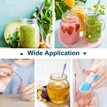 Mini Silicone Spatula Set for Kitchen and Makeup