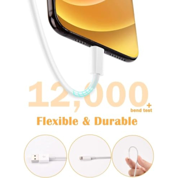 Susnwere Apple MFi Certified Charging Cables 6ft 4 Pack